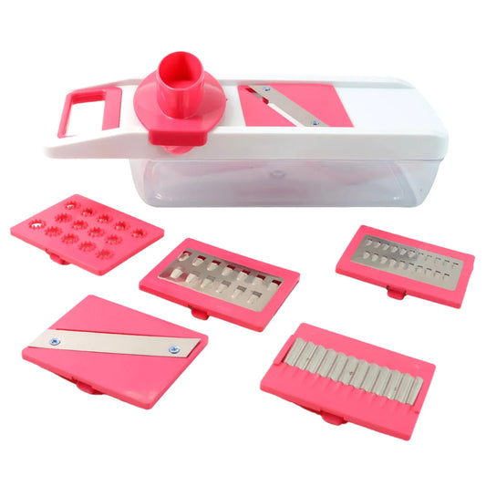 6-in-1 Vegetable Slicer Grater Chopper - (Set) - Zidbik