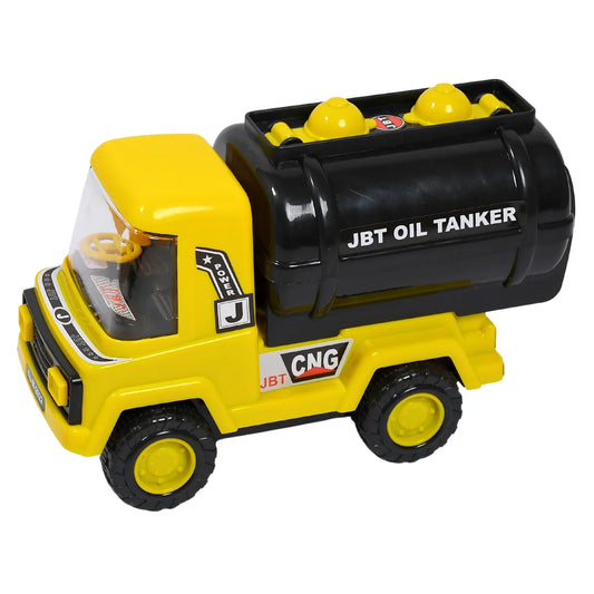 4484 Big Size Heavy Duty Unbreakable Friction Powered With Engine Sound While Running Non Electric Toy Tempo Oil - Water Tanker Vehicle Truck For Kids Size - Zidbik