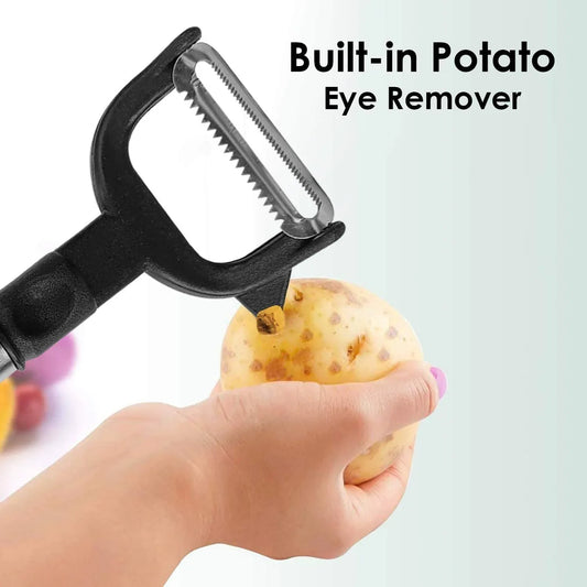 2618 2-in-1 Double Julienne And Vegetable Peeler - Zidbik