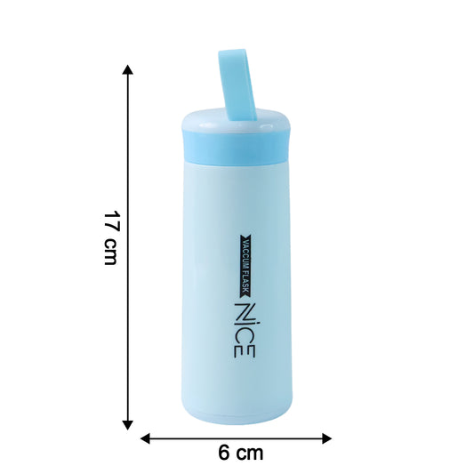 Water Bottle 400ml Leak Proof Glass Water Bottle With Daily Water Intake For Gym And Children Nice Bottle (1 Pc) - Zidbik