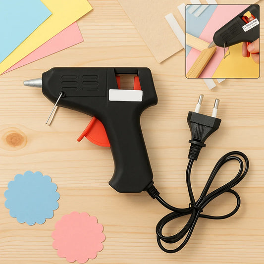 20w Hot Melt Glue Gun Fast-heating Craft Repair Adhesive Applicator (1 Pc) - Zidbik