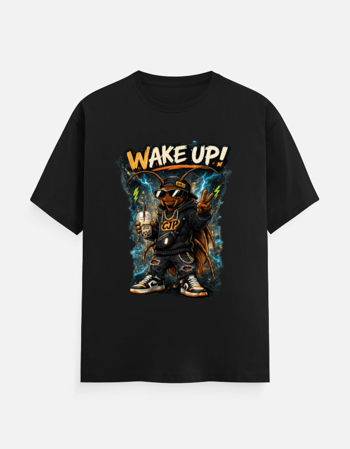 Wake Up Reality Oversized Unisex T-Shirt | Premium Anime Streetwear Tee