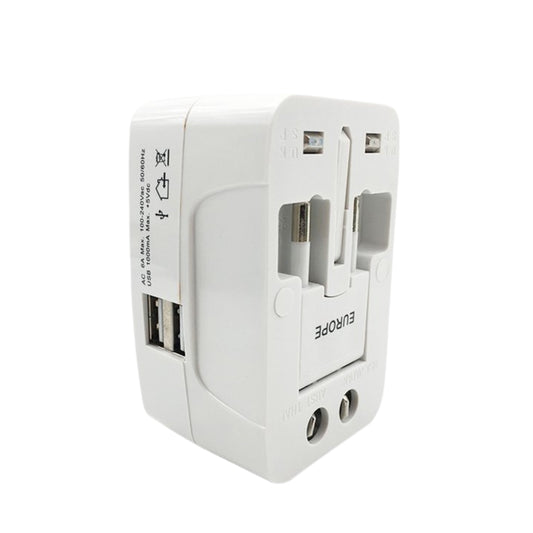 12671 All-in-one Universal Worldwide Travelling Ac Adaptor Plug (Au Uk Us Eu) International Power Charger Electric Usb Power Plug Socket Adapter Converter (1 Pc) - Zidbik