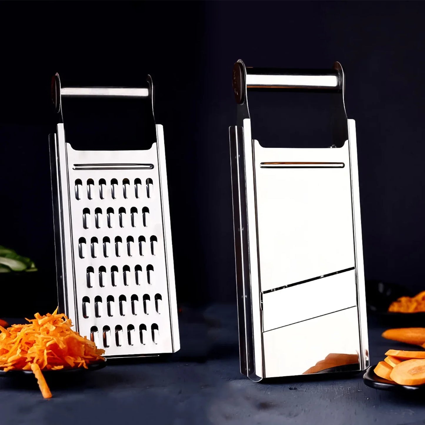 Apex Stainless Steel Slicer (2-in-1 ) - Zidbik