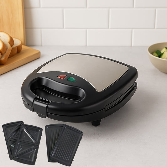 Orbit Sandwich Maker With Interchangeable Plates (800w 1 Pc) - Zidbik