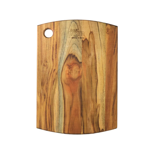 Supermom Premium Teak Wood Chopping Board For Kitchen (1 Pc) - Zidbik