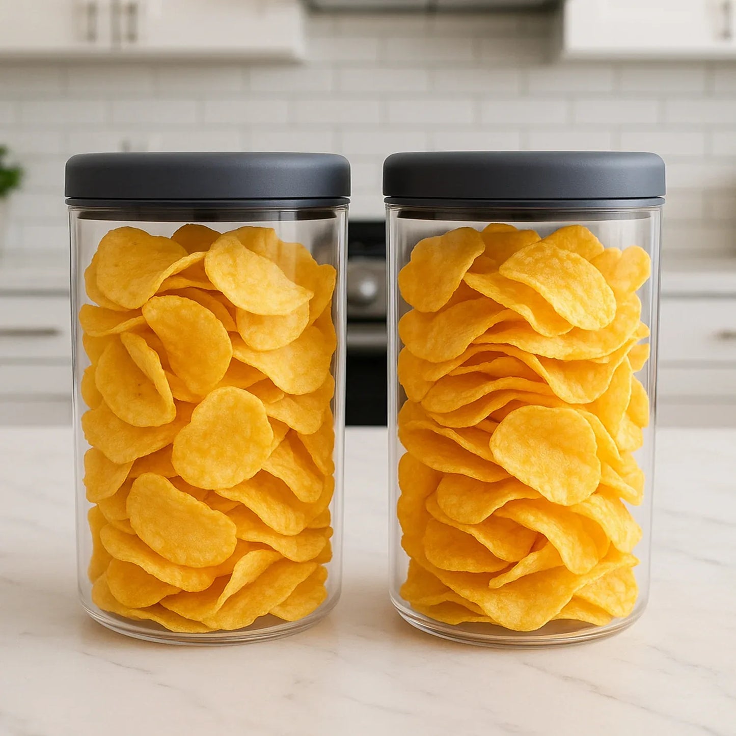 Supermom Airtight Kitchen Storage Containers (2 Pc Set 1500 Ml) - Zidbik