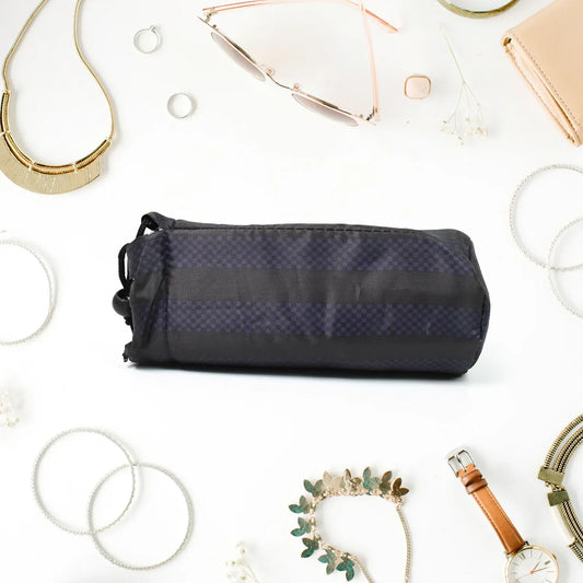 Reusable Multipurpose Washable Rope Pouch Pen Pencil Stationary Case Travel (1 Pc) - Zidbik