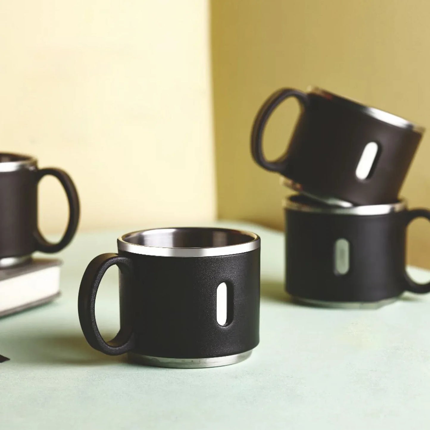 Apex Stainless Steel Desk Mug (6 Pc) - Zidbik