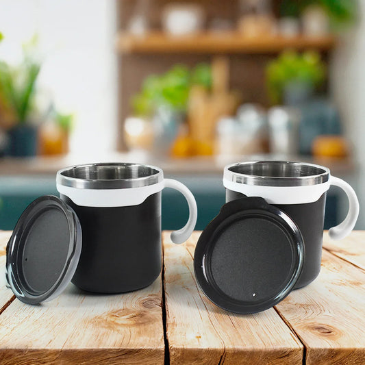 2 Pcs Premium Mocha Mug Set 250 Ml - Zidbik