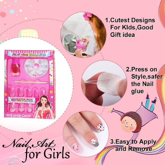 1473 Nail Art Studio Manicure Set For Girls (Pack Of 15) - Zidbik