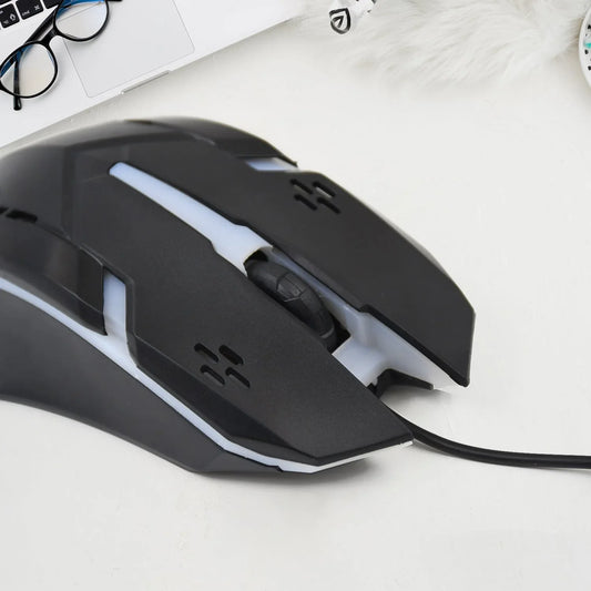 Computer Laptop Usb Wired Optical Mouse (1 Pc) - Zidbik