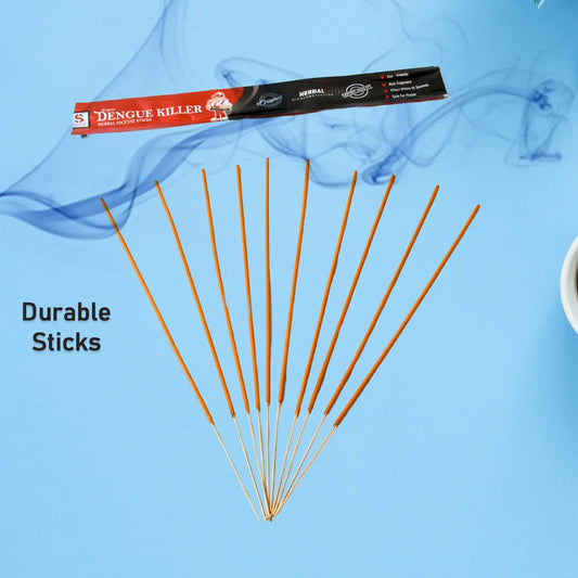 Mosquito Agarbatti Stick Herbal Mosquito Agarbatti (1 Packet 10 Sticks) (Incense Stick) - Zidbik