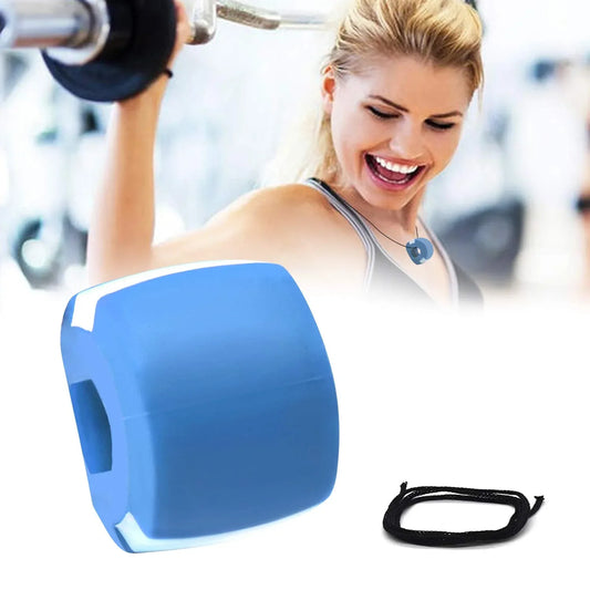 6128 Dark Blue Jaw Exerciser Used To Gain Sharp And Chiselled Jawline Easily And Fast - Zidbik