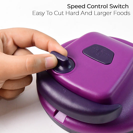 Supermom German Style Manual Hand-operated Vegetable Chopper 1000 Ml - Zidbik