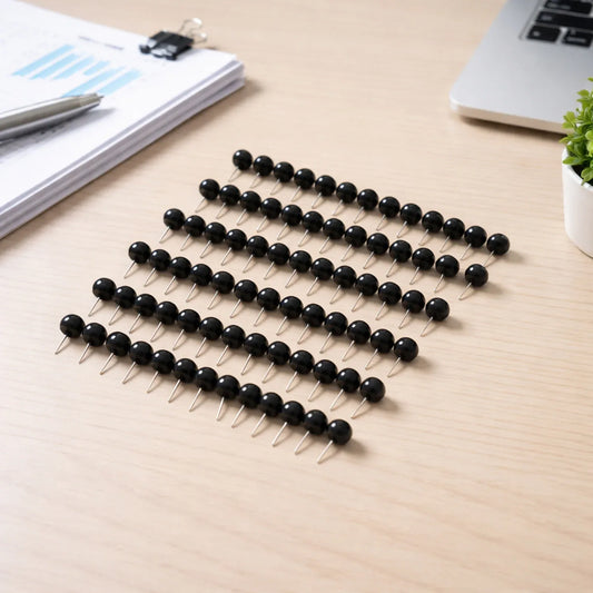 Round Head Push Pins (80 Pc Set) - Zidbik