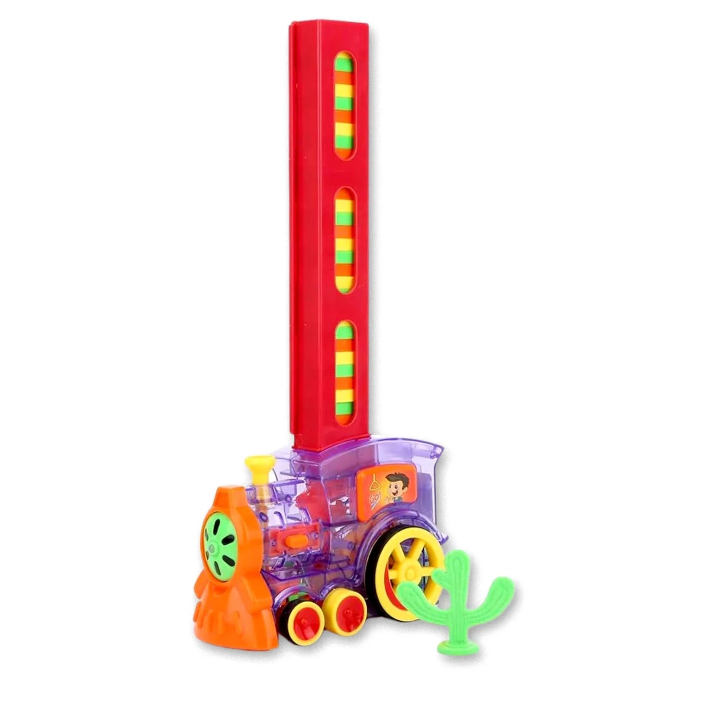 4887 Play Game Transparent Funny Train Engine With Blocks Set 60 Blocks Toy With Music And Lights Automatic Blocks Toy Train Set For Kids ( Batteries Not Included) - Zidbik