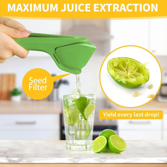 Liger Plastic Manual Handheld Lemon Orange Squeezer Juice (1 Pc) - Zidbik