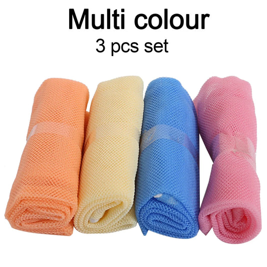 2584 Fridge Bags For Fruits And Vegetables With Zip Net (Multicolour) - Zidbik