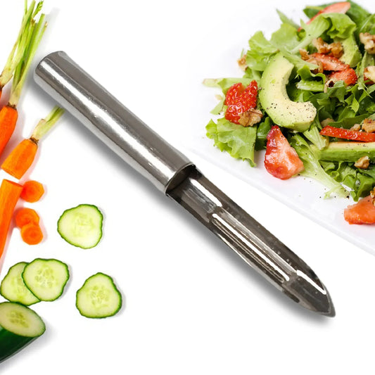 5639 Multi-purpose Stainless Steel Peeler With Handle For Vegetables Potato Peeler Carrot Grated Suitable For Peeling And Shredding Fruit And Vegetables Kitchen Accessories Piller (12 Pcs Set) - Zidbik