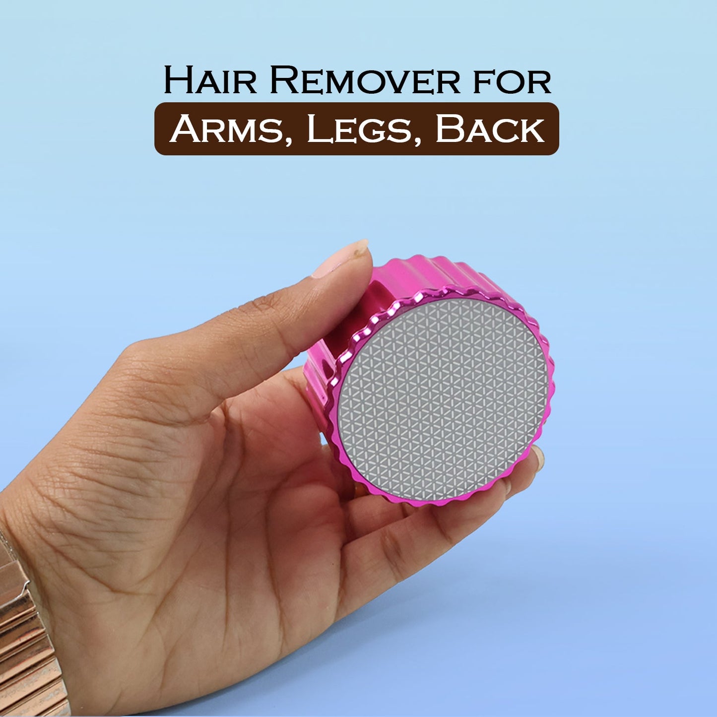 Nano Hair Remover for Arms Legs Back - One Sided Skin Hair Remover (1 Pc) - Zidbik