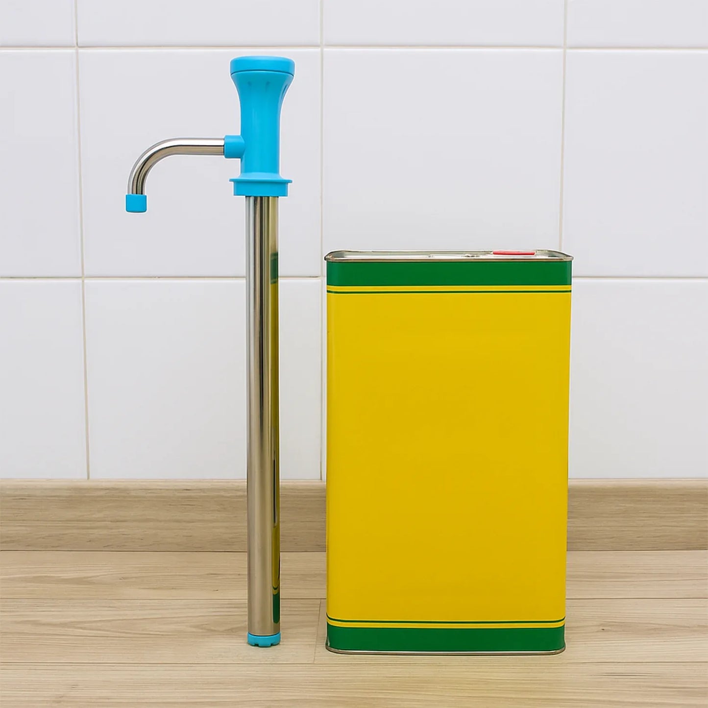 Supermom Manual Stainless Steel Oil Pump Dispenser (1 Pc) - Zidbik