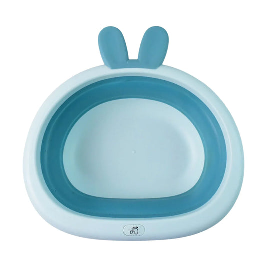 Foldable Multipurpose Collapsible Basin With Bunny Ear Handle - Zidbik