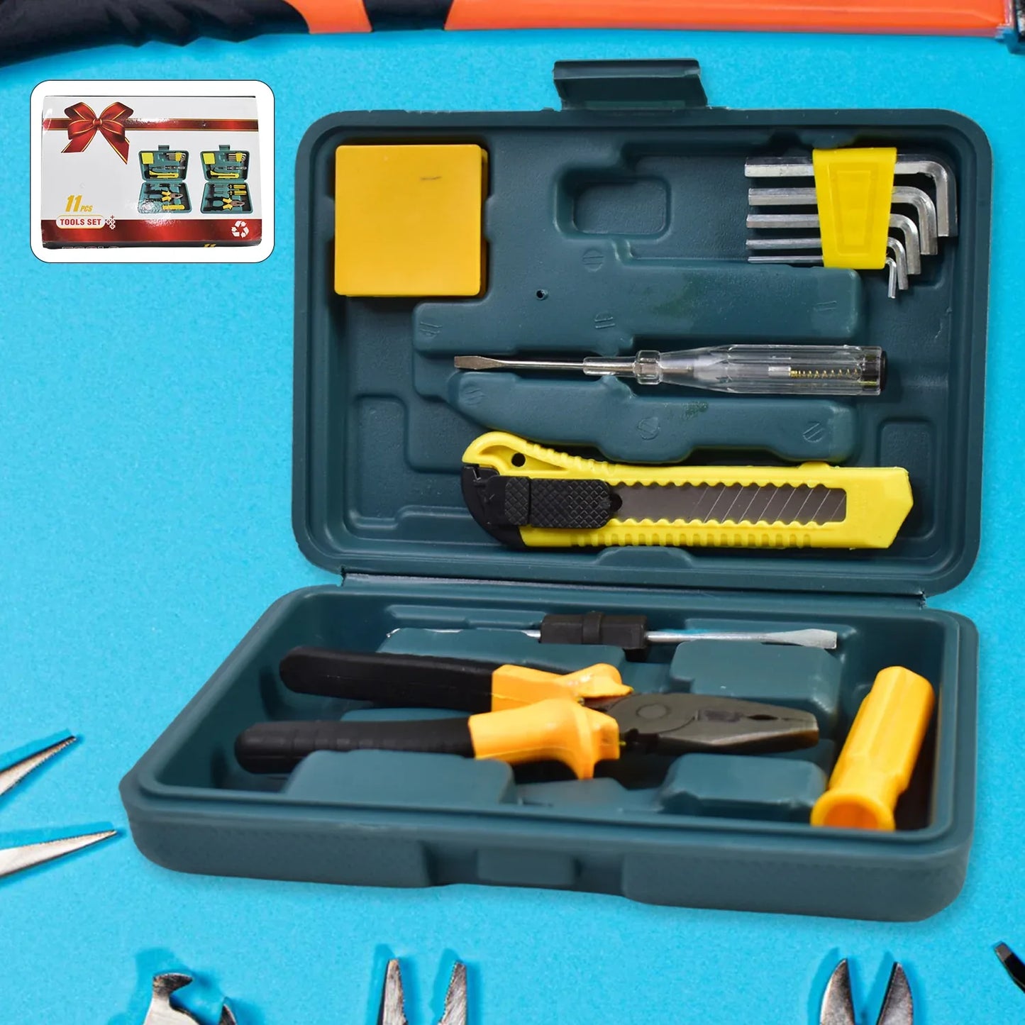 Multi Functional Hardware Tool Set (11 Pcs Set) - Zidbik