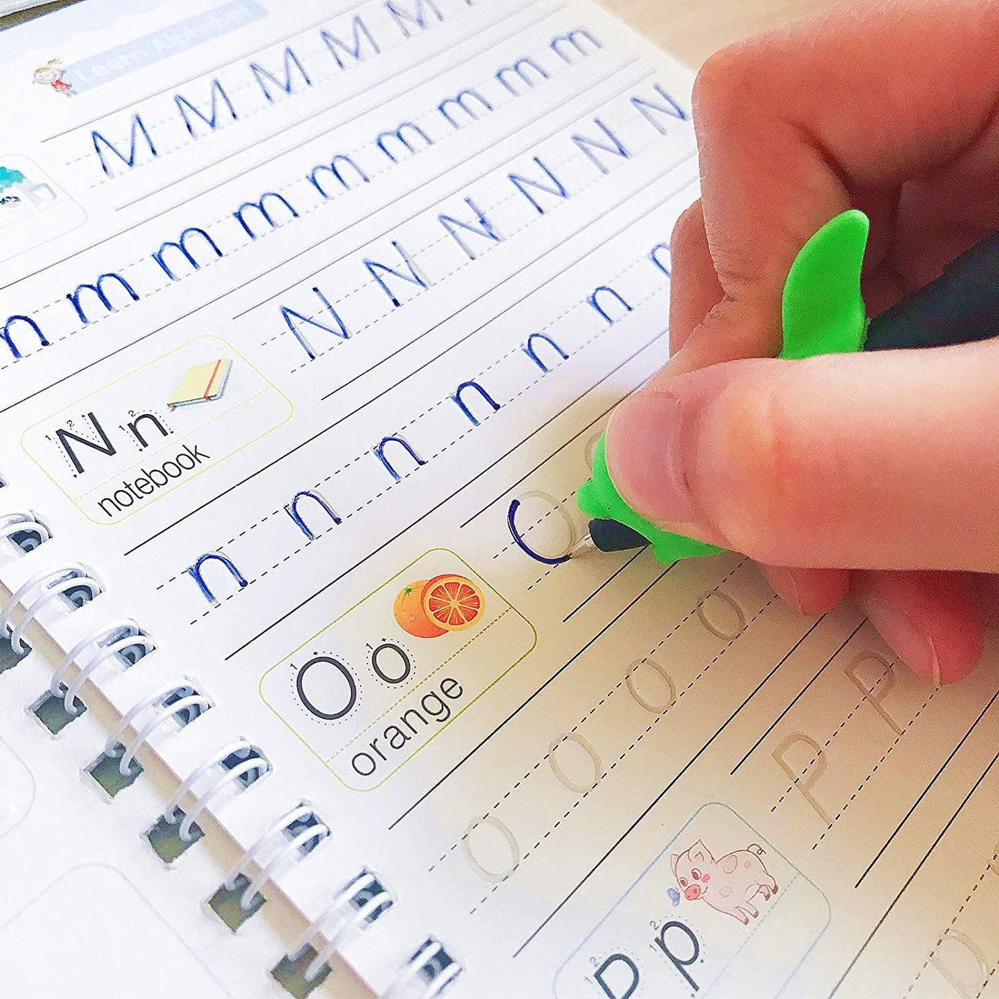 8075 4 Pc Magic Copybook Widely Used By Kids Childrens And Even Adults Also To Write Down Important Things Over It While Emergencies Etc. - Zidbik
