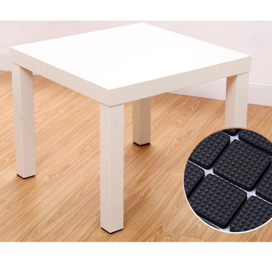 28 Pc Rubber Furniture Pads Self Sticking Non Slip Furniture Noise Insulation Pads - Zidbik