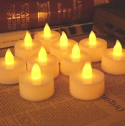 1222 Festival Decorative - Led Tealight Candles (White 24 Pcs) - Zidbik