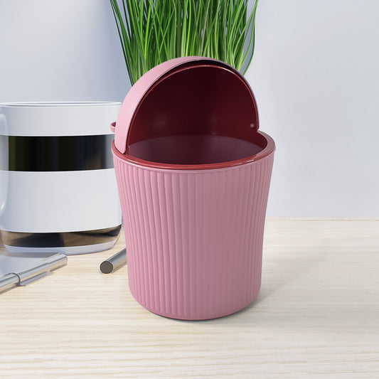 Apex Mini Tabletop Dustbin (1 Pc 1200 Ml Mix Color) - Zidbik