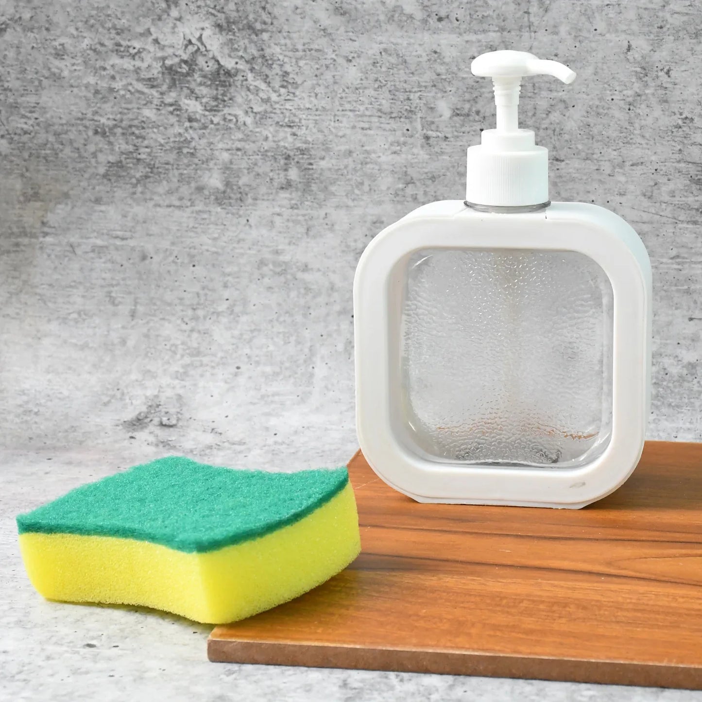 Snap Sink Dispenser Plastic Clear Empty Pump Lotion Bottles (1 Set) - Zidbik