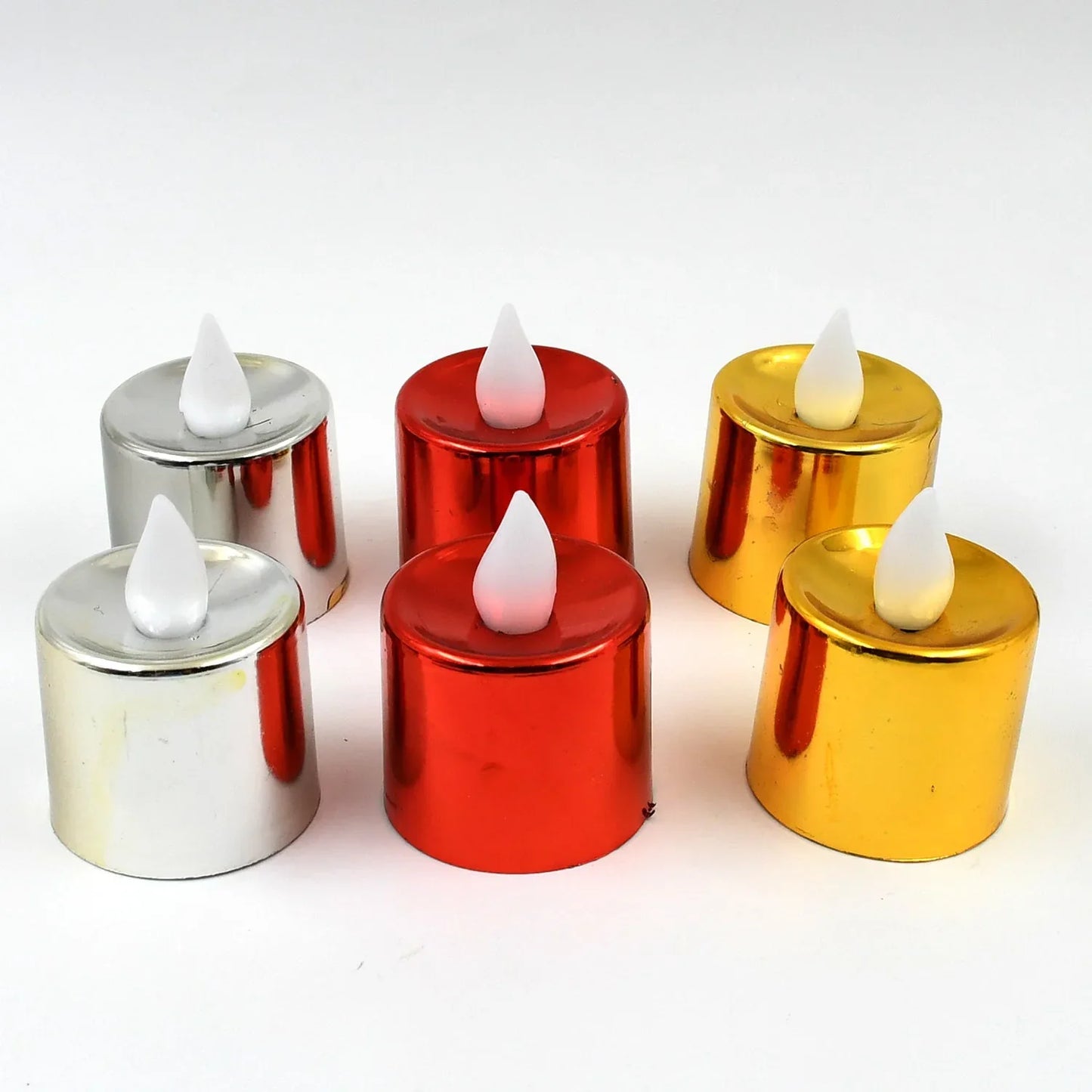 Electrical Candles Diya Led Tea Light (6 Pcs Set) - Zidbik
