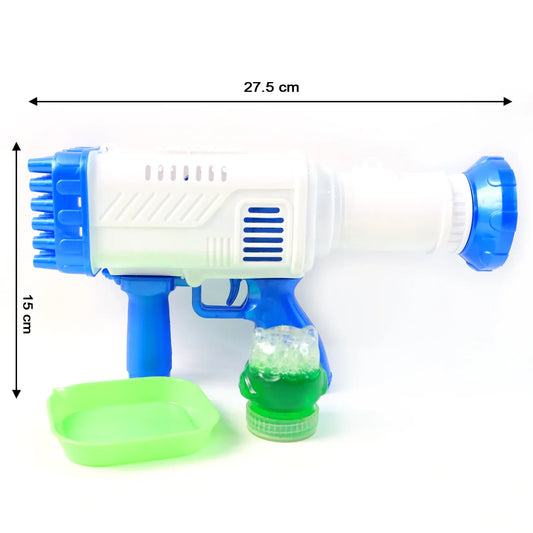 32 Holes Big Rechargeable Powerful Machine Bubble Gun Toys (1 Set) - Zidbik