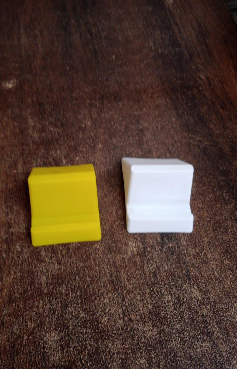 Compact Plastic Mobile Phone Holder Stand (1 Pc Mix Color) - Zidbik