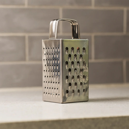 Supermom Premium 4-in-1 Stainless Steel Compact Grater And Slicer - Zidbik