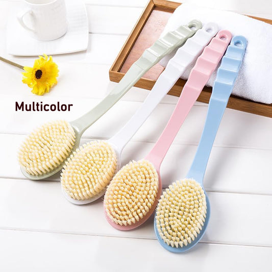 Back Scrubber For Shower Dry Body Brush Back Brush Long Handle (1 Pc B Grade) - Zidbik
