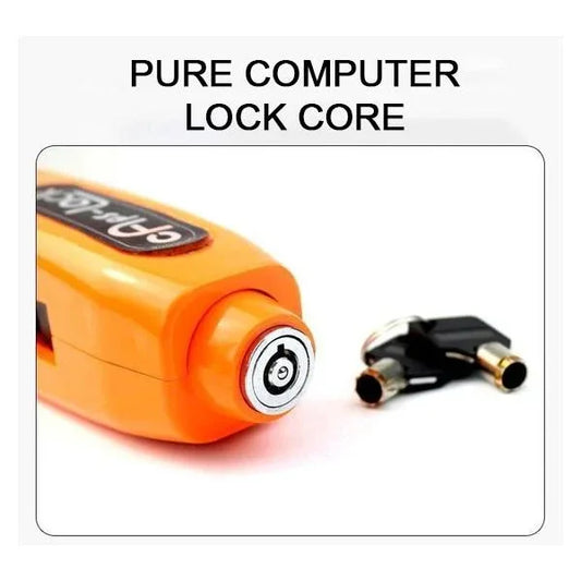 1657 Heavy Duty Bike Brake Lock - Locking System By Holding Handle Bar With Brake Lever - Zidbik