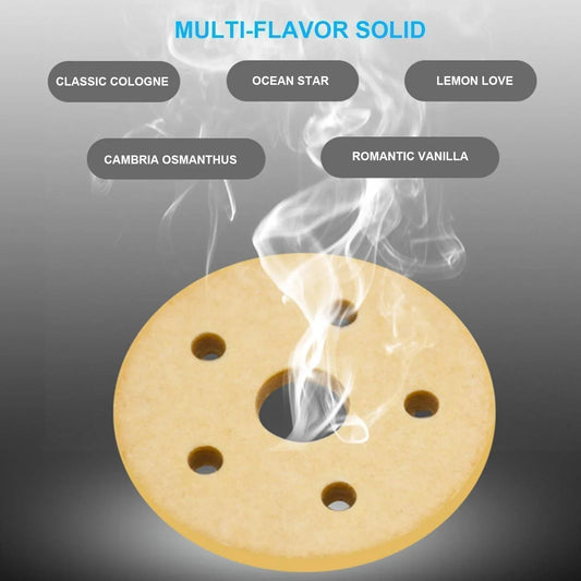 6319 Solar Power Car Aroma Diffuser 360double Ring Rotating Design Car Fragrance Diffuser Car Perfume Air Freshener For Dashboard Home Office - Zidbik