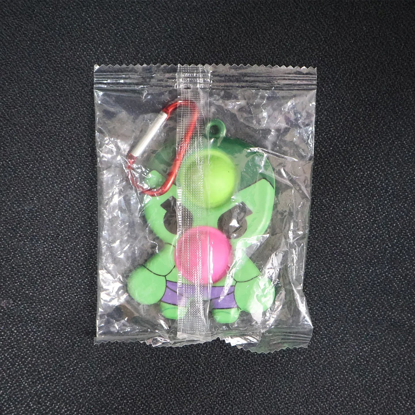 Silicone Pop It Fidget Toy With Keychain Clip (1 Pc) - Zidbik