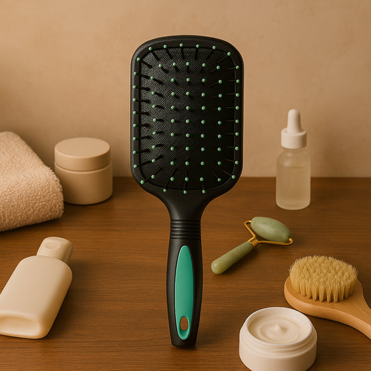 2-in-1 Hair Comb Brush With Mirror - Zidbik