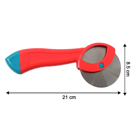 Suppermom Premium Stainless Steel Pizza Cutter With Ergonomic Handle (1 Pc) - Zidbik