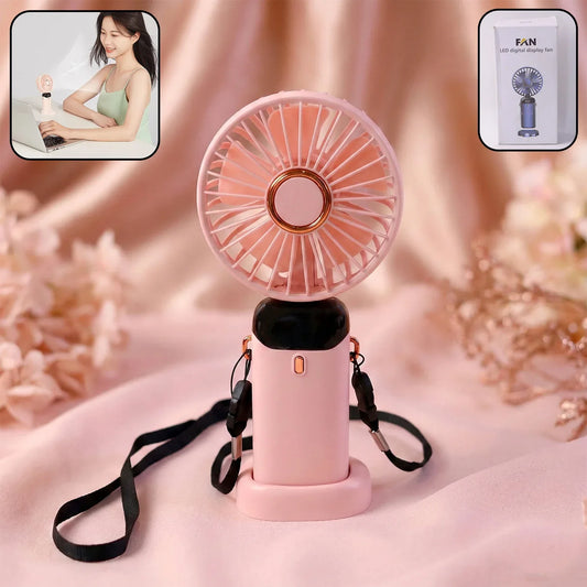 Rechargeable Portable Handheld Fan (1 Pc) - Zidbik