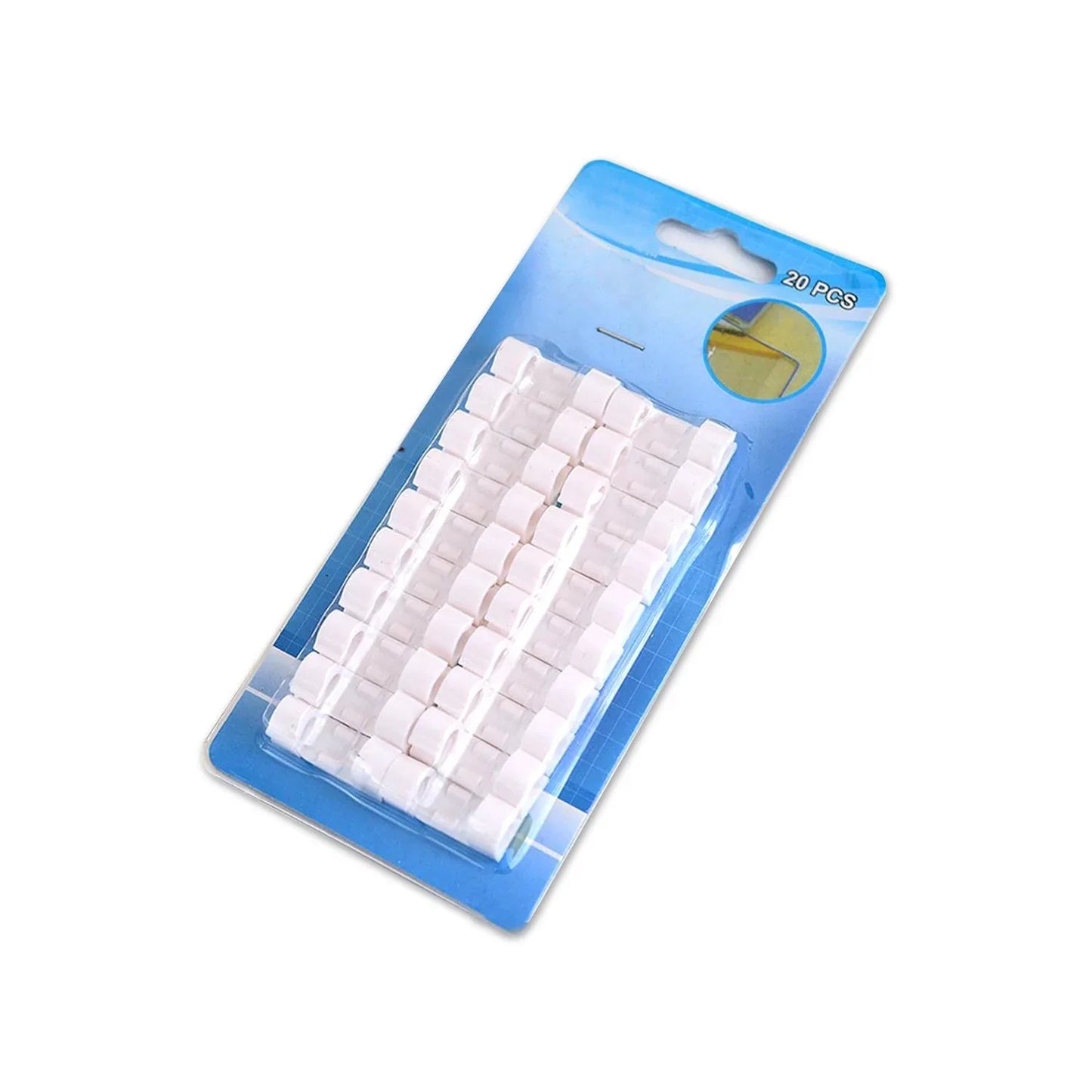 1761 Self Adhesive Cable Clips Wire Manage Holder Sticky Mount-round Plastic Cable Cord - Zidbik