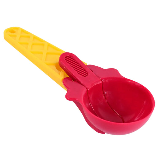 1-piece Plastic Ice Cream Watermelon Scooper With Trigger Dipper - Zidbik