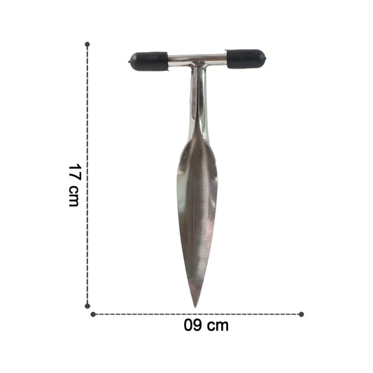 Stainless Steel Coconut Breaker Tool With Comfortable T-handle (1 Pc) - Zidbik