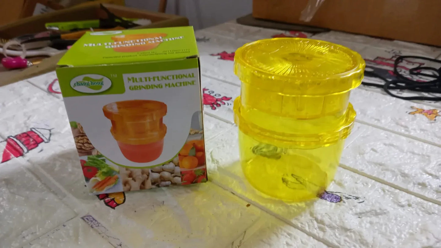 5865 Multi-function Grinding Machine 2 In 1 Portable Manual Citrus Juicer For Grind Ginger And Garlic Slurry Fruit Squeezer Squeeze Soy-bean Milk Vegetable Salad. Juice Cup Child Healthy Life Potable Juicer Machine - Zidbik