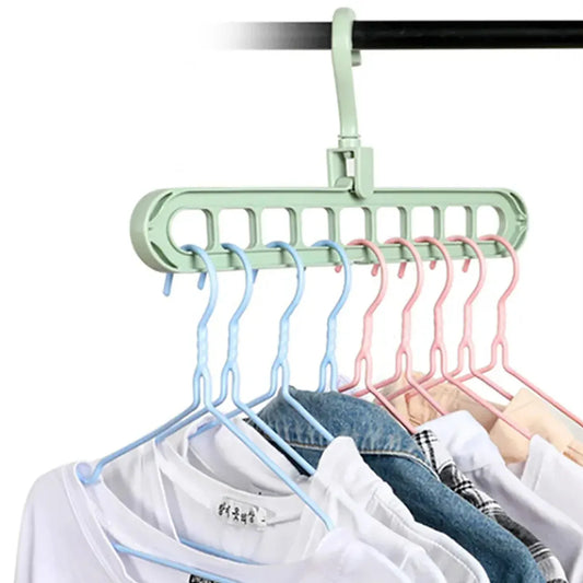 0238a Hole Plastic Hanger Hanging Hook Indoor Wardrobe Clothes Organization Storage Balcony Windowsill Suit Racks - Zidbik