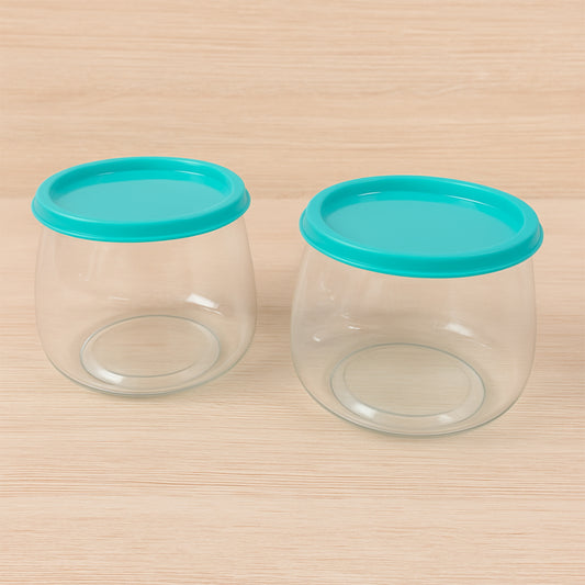 Airtight Storage Containers Set Approx 900ml (2 Pc) - Zidbik